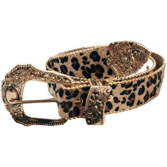 Waist Belt - Leopard Print - Picture 1 of 8